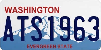 WA license plate ATS1963