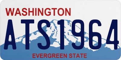 WA license plate ATS1964