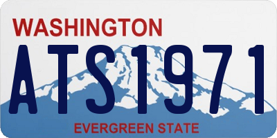 WA license plate ATS1971