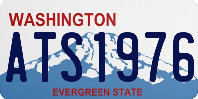WA license plate ATS1976