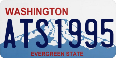 WA license plate ATS1995