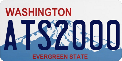 WA license plate ATS2000