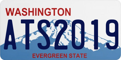 WA license plate ATS2019