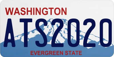 WA license plate ATS2020