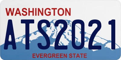 WA license plate ATS2021