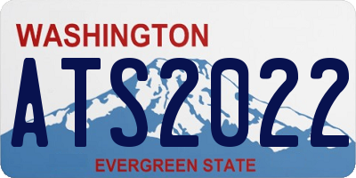 WA license plate ATS2022