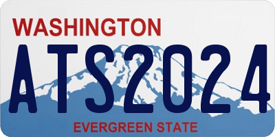 WA license plate ATS2024