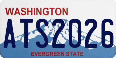 WA license plate ATS2026