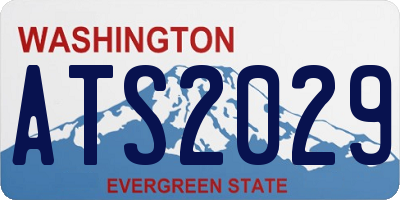 WA license plate ATS2029