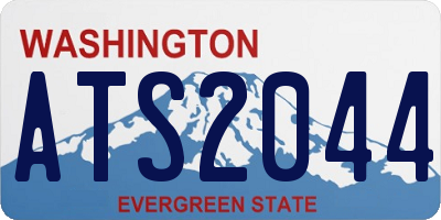 WA license plate ATS2044