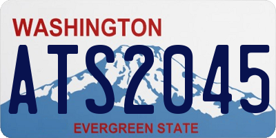 WA license plate ATS2045