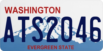 WA license plate ATS2046