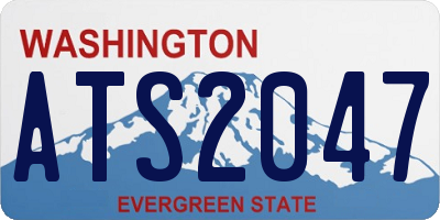 WA license plate ATS2047