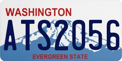 WA license plate ATS2056