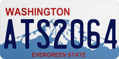 WA license plate ATS2064