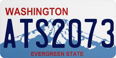 WA license plate ATS2073
