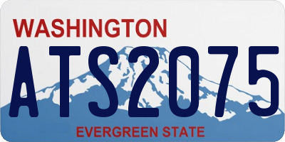 WA license plate ATS2075