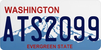 WA license plate ATS2099