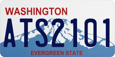 WA license plate ATS2101