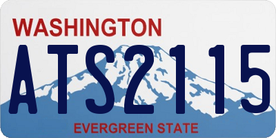 WA license plate ATS2115