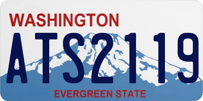 WA license plate ATS2119