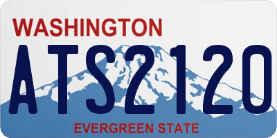 WA license plate ATS2120