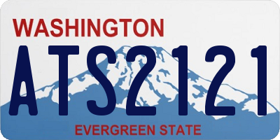 WA license plate ATS2121