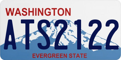 WA license plate ATS2122
