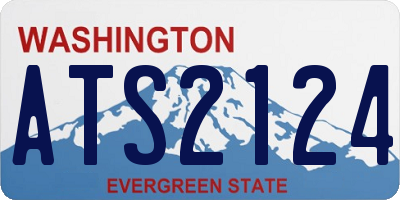 WA license plate ATS2124