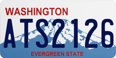 WA license plate ATS2126