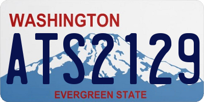 WA license plate ATS2129