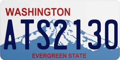 WA license plate ATS2130