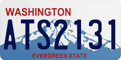 WA license plate ATS2131