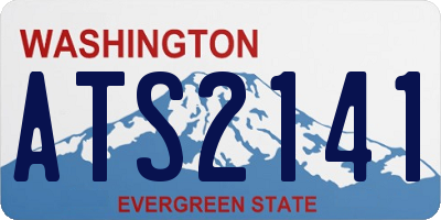 WA license plate ATS2141