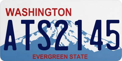 WA license plate ATS2145