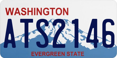 WA license plate ATS2146