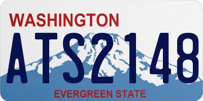 WA license plate ATS2148