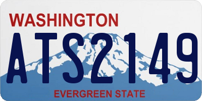 WA license plate ATS2149