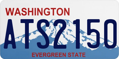 WA license plate ATS2150