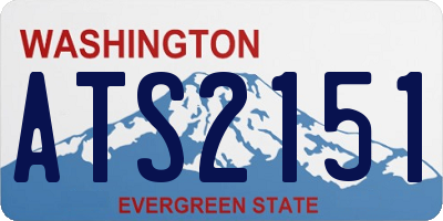 WA license plate ATS2151