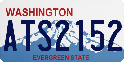 WA license plate ATS2152