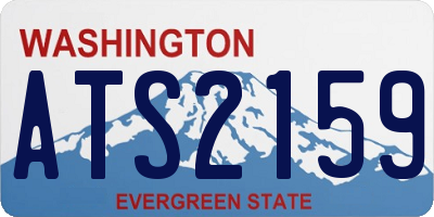 WA license plate ATS2159