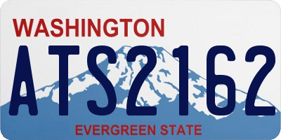 WA license plate ATS2162