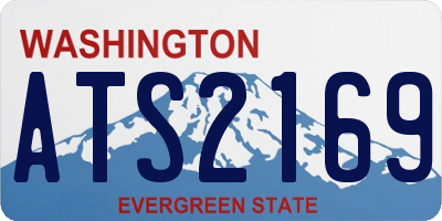 WA license plate ATS2169