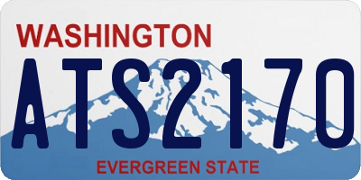 WA license plate ATS2170