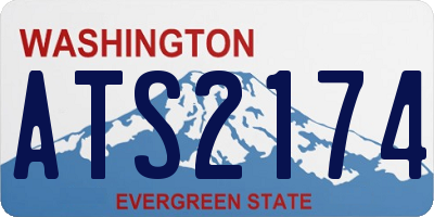 WA license plate ATS2174