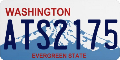 WA license plate ATS2175