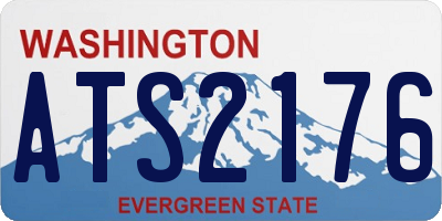 WA license plate ATS2176