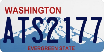 WA license plate ATS2177