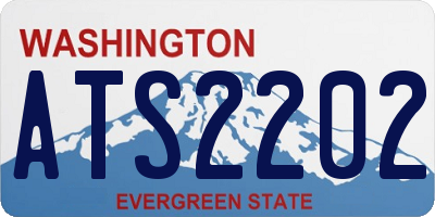 WA license plate ATS2202